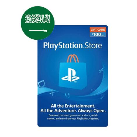 Sony PlayStation Network Gift Card 100$ PSN - Saudi Account