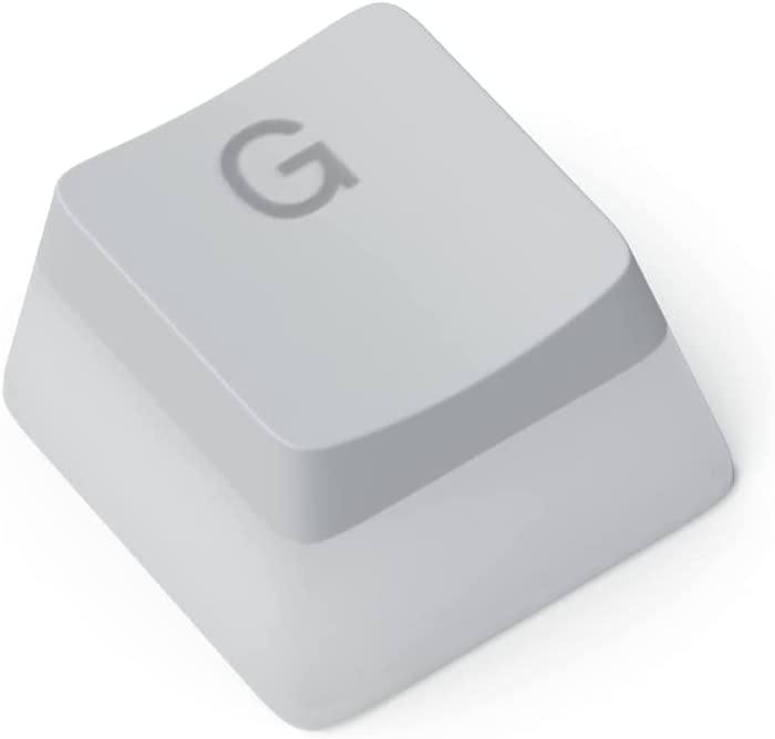 جلوريس اورا أغطية مفاتيح للوحة مفاتيح الألعاب الميكانيكية -بيضاء