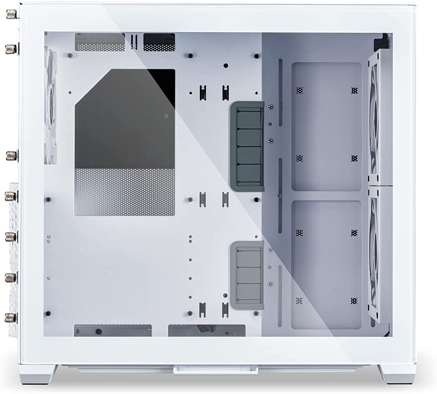 Lian Li O11 Mini Air Tempered Glass Gaming Case - Air White