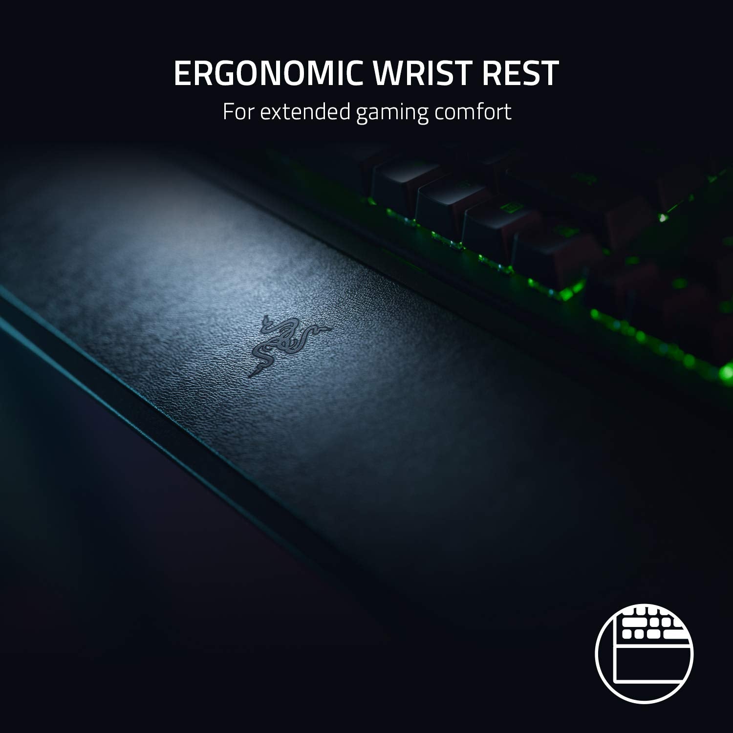 Razer BlackWidow V3 RGB Wired Mechanical Gaming Keyboard (Green Switch) - Black