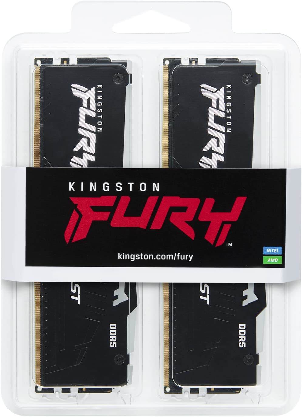 Kingston FURY Beast RGB 32GB(2x16GB)5200MHz DDR5 CL36 Memory