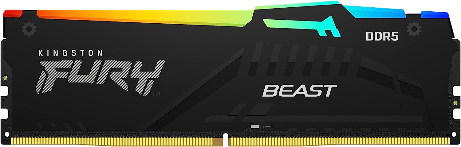 Kingston FURY Beast RGB 32GB(2x16GB)5200MHz DDR5 CL36 Memory