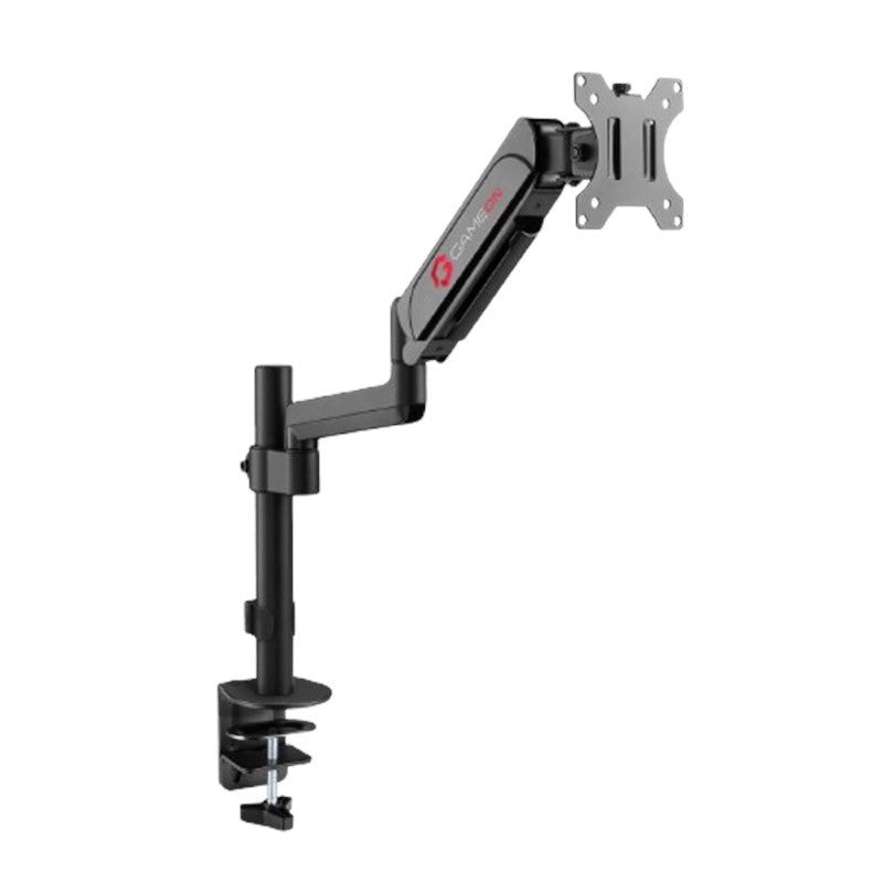 GAMEON Pole-Mounted Single Monitor Arm For Gaming And Office Use, 17