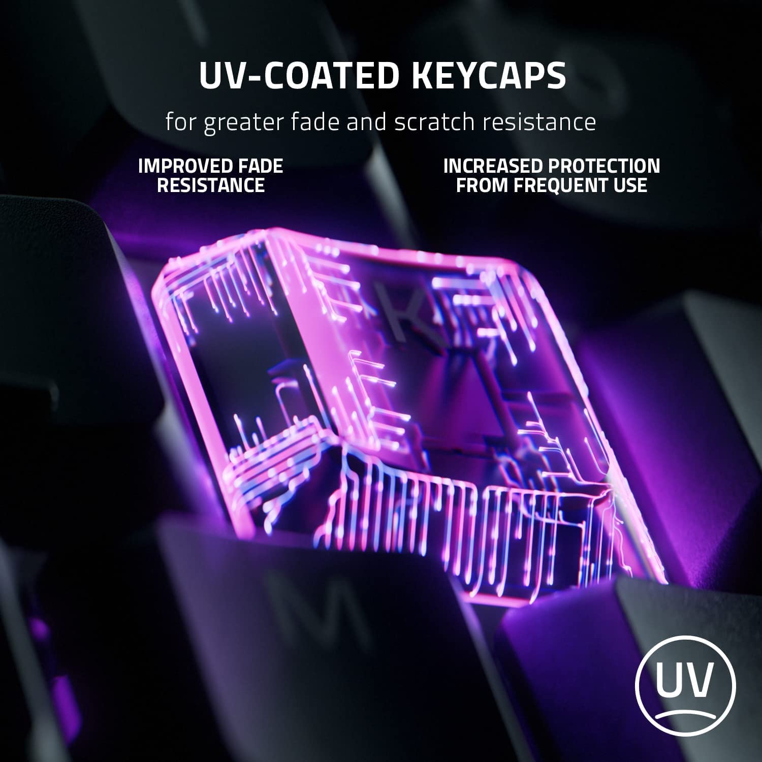 Razer Ornata V3 Wired RGB Membrane Gaming Keyboard, Mecha-Membrane Switches (US Layout) - Black