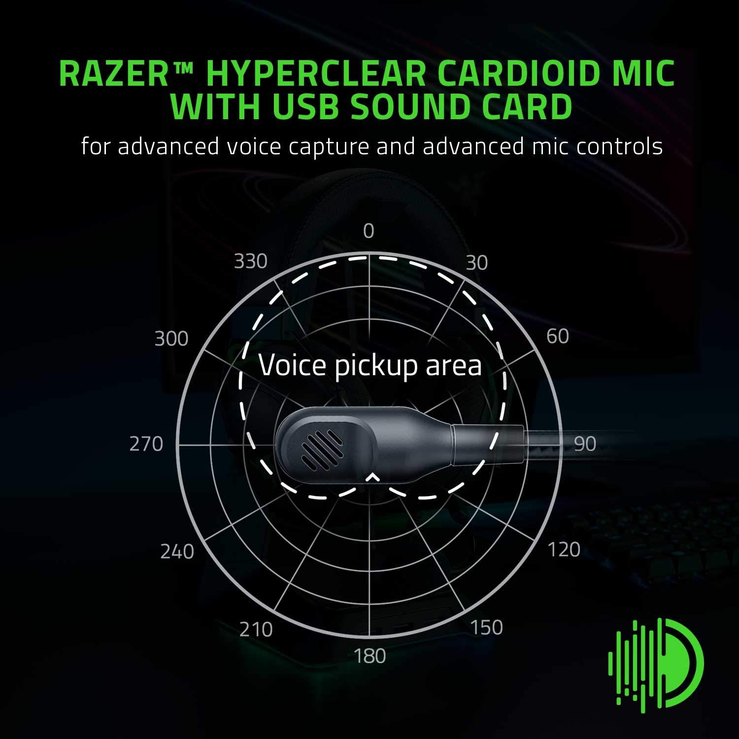 Razer Blackshark V2 Special Edition Multi-Platform Wired Gaming Headset - Black/Green