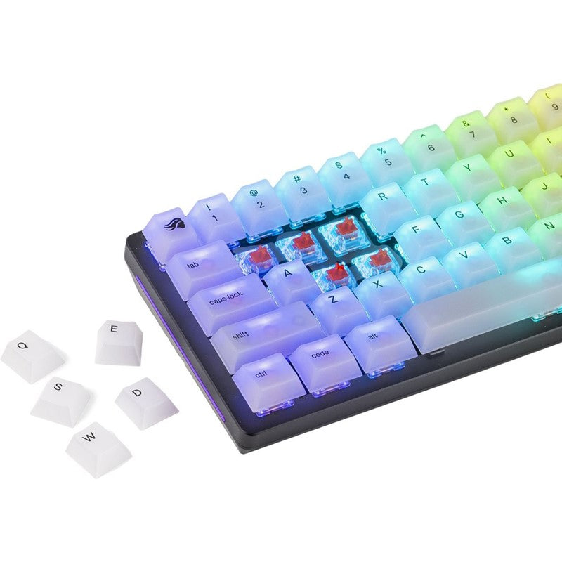 جلوريوس مجموعة أغطية مفاتيح متعددة الألوان RGB