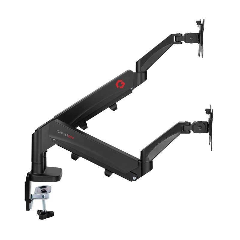 GAMEON GO-5350 Dual Monitor Arm, Stand And Mount For Gaming And Office Use, 17