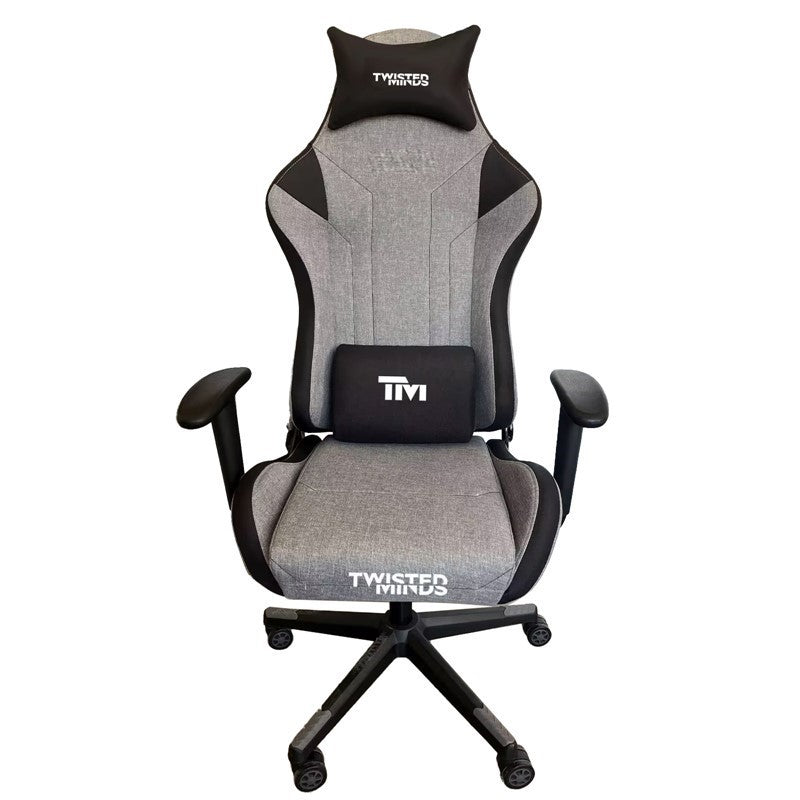 GAMEON 3 in-1 L-Shaped Slayer II XL Series Gaming Desk with Twisted Minds Pro Fabric Gaming Chair