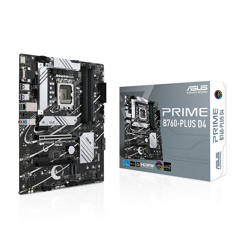 Asus PRIME B760-PLUS D4 ATX Gaming Motherboard