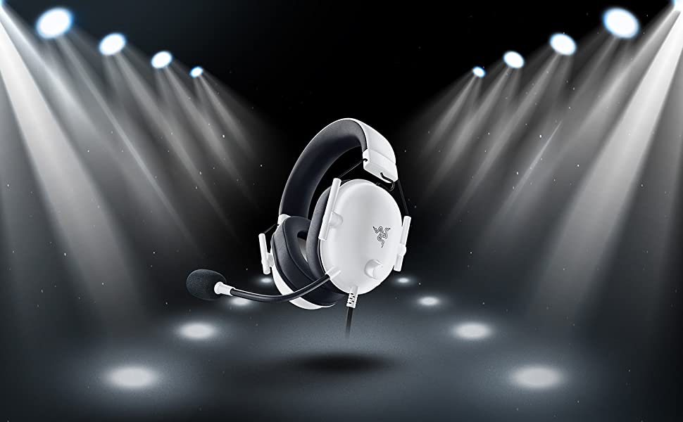 Razer BlackShark V2 X Gaming Headset 7.1 Surround Sound for PC, PS5, Switch, Xbox, Mobile - White