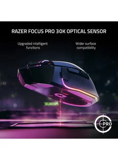 Razer Basilisk V3 Pro Customizable Wireless Gaming Mouse with Razer HyperScroll Tilt Wheel - White