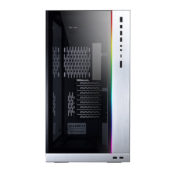Lian Li O11 Dynamic XL ROG Certified ATX Full Tower Gaming Computer Case - Silver