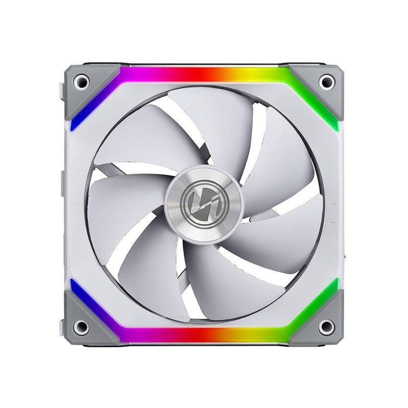 Lian Li UNI FAN SL120 Digital Addressable RGB 120 Fan, Single Pack - White