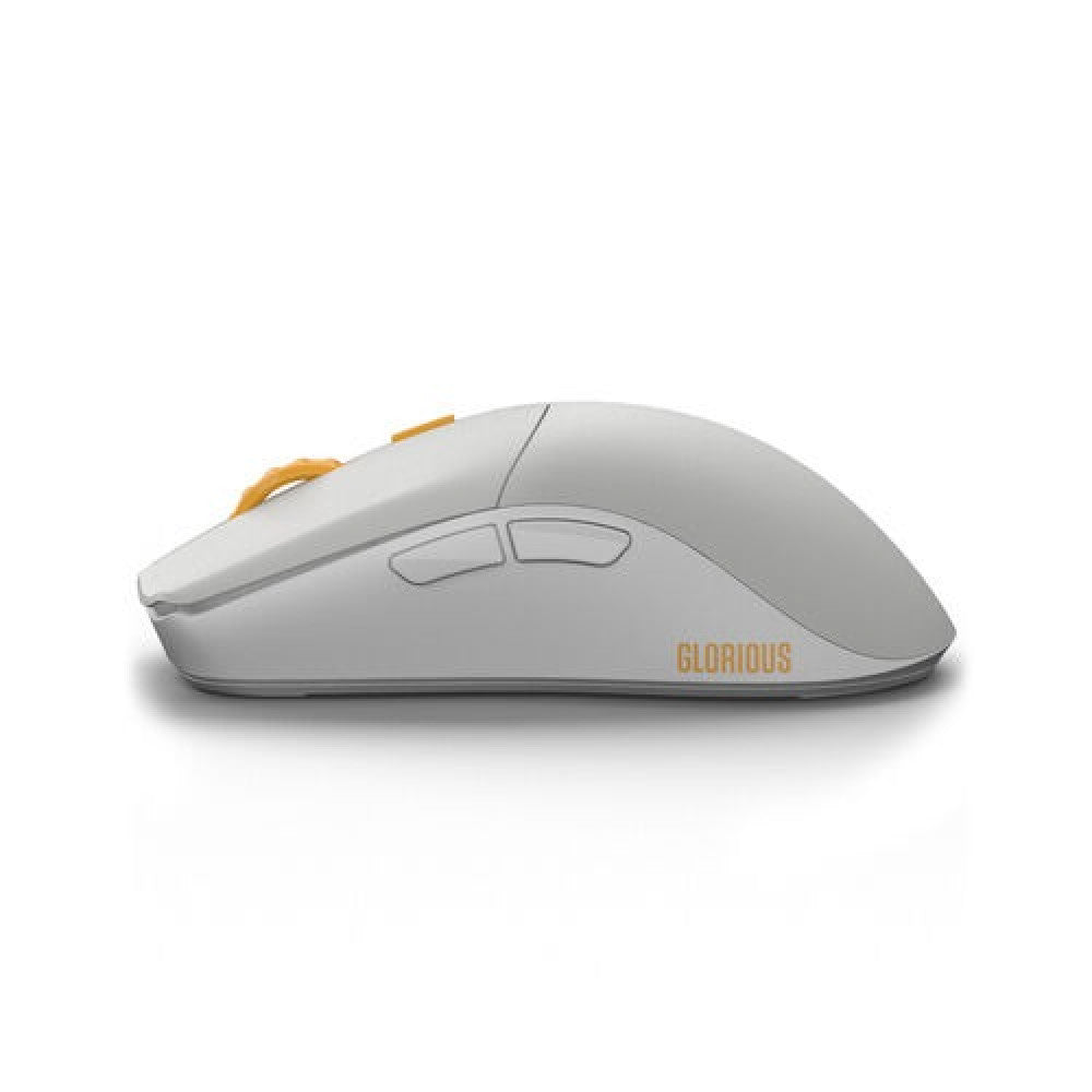 Glorious Series One PRO Wireless Mouse - Genos - Grey/Gold - Forge