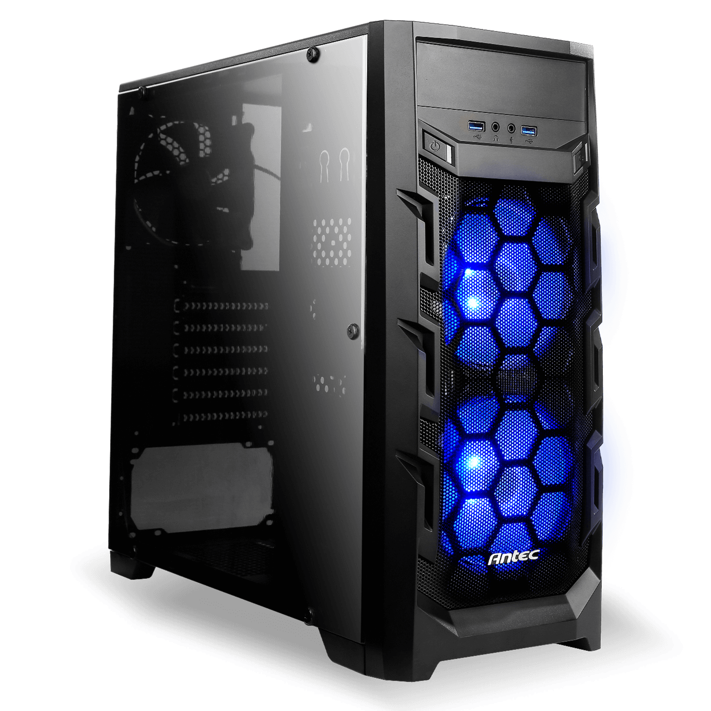 انتيك GX202 مروحة تبريد لكيس الكمبيوتر – اضاءة زرقاء