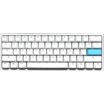 Ducky One 2 Mini Cherry Speed Silver RGB Switch Gaming Keyboard - White