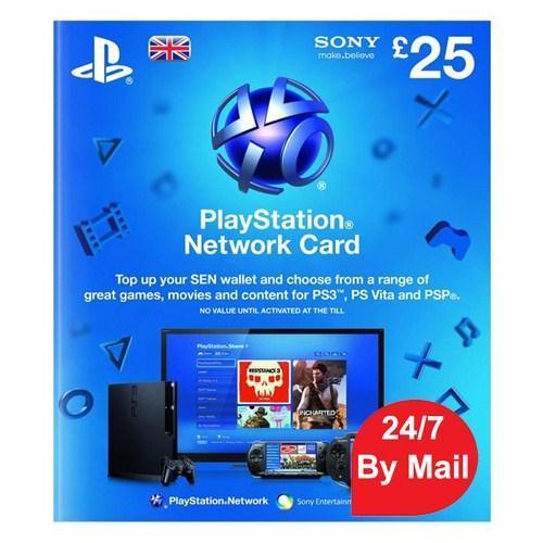 SONY PlayStation Network Card £25 - PSN UK Account