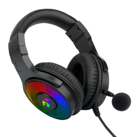 Redragon H350 Pandora RGB Wired Gaming Headset, Dynamic RGB Backlight