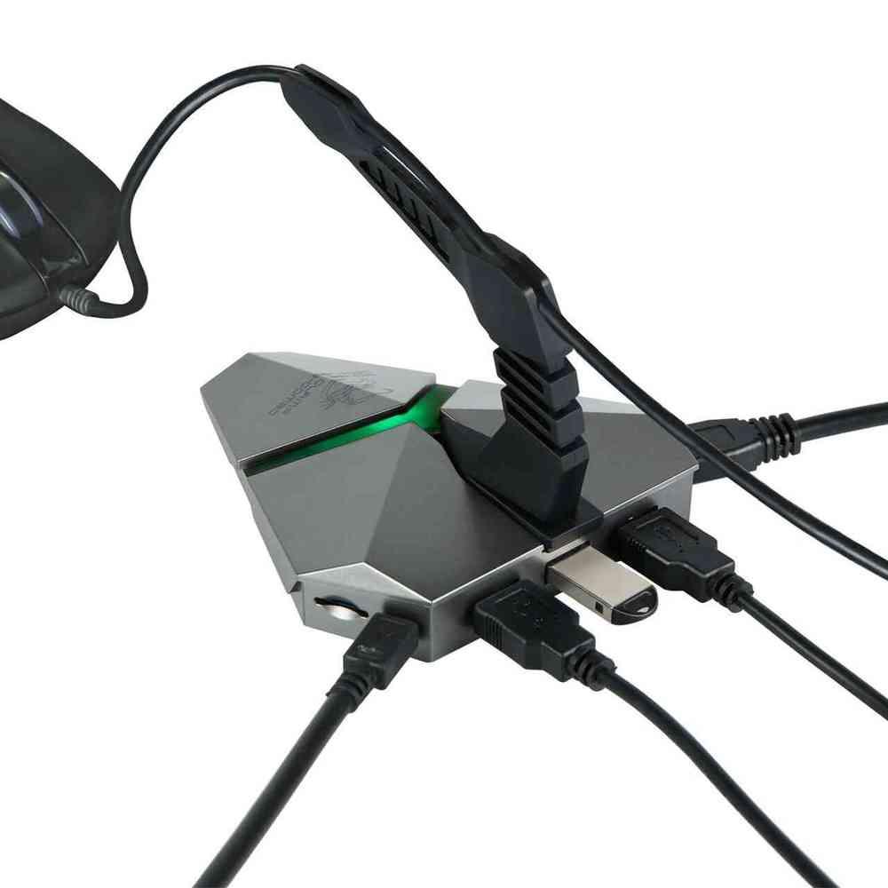 Eureka Ergonomic 3-port USB 3.0 Hub, SD Card Reader with Mouse Bungee
