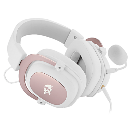 Redragon ZEUS 2 white, Wired headset, w/ adapter - سماعة