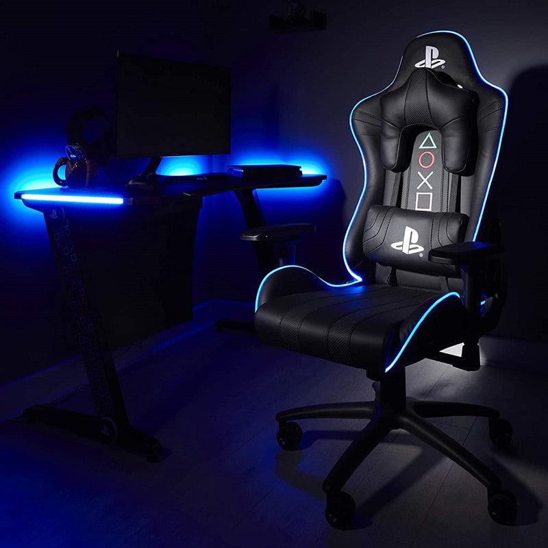 X-Rocker Sony Playstation - Amarok PC Gaming Chair with LED Lighting