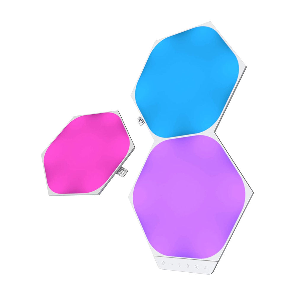 NanoLeaf Shapes - Hexagon - Light Panels - 3 Panels Expansion (Panels Only) - White