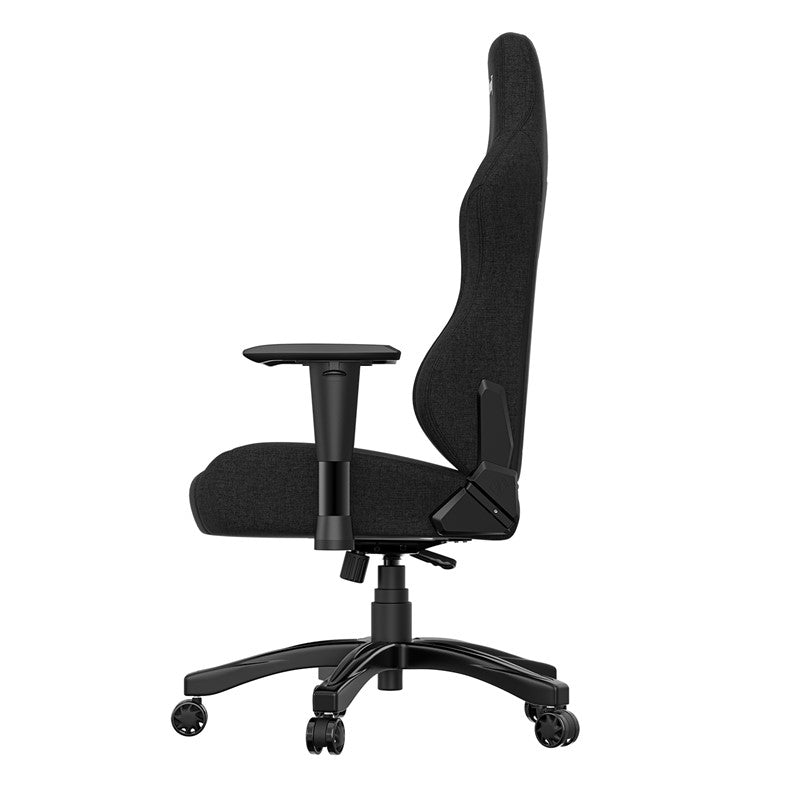 انداسيت كرسي الالعاب أصدار فانتوم 3, طبقة قماش فاخرة, مقاس لارج - أسود كاربوني