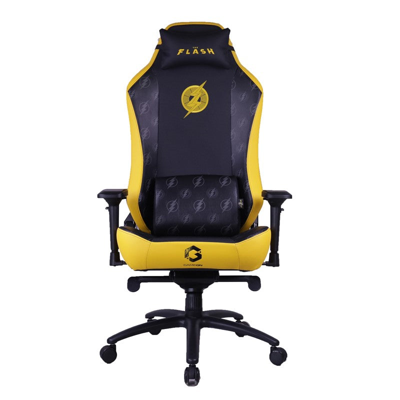 GAMEON Licensed Gaming Chair With Adjustable 4D Armrest & Metal Base - Flash
