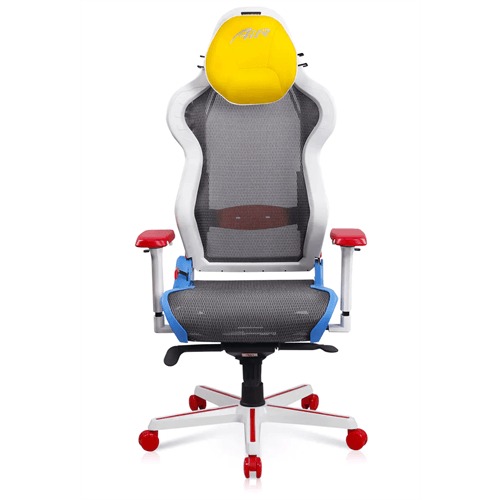 DXRacer AIR Pro Mesh Gaming Chair - White/Red/Blue