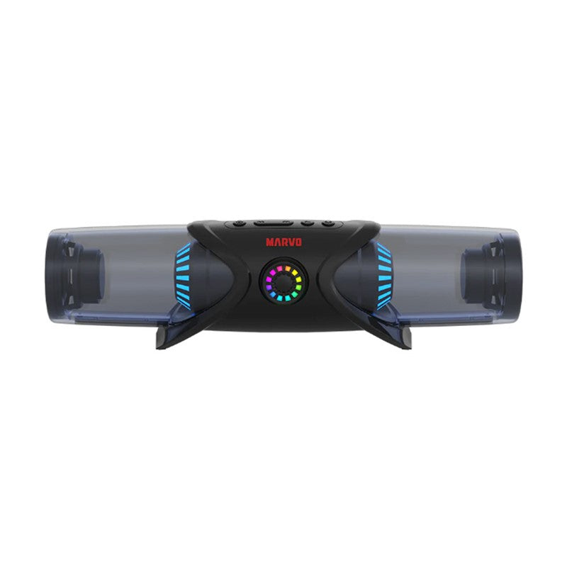 MARVO SG-100 Wireless 2.0 Soundbar RGB Gaming Speaker - Black