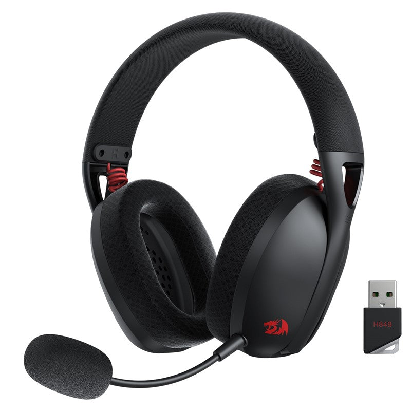 Redragon IRE Pro Ultra-Light 7.1 Surround Sound Wireless Gaming Headset For PC, Mac, PS4, Switch and Phone