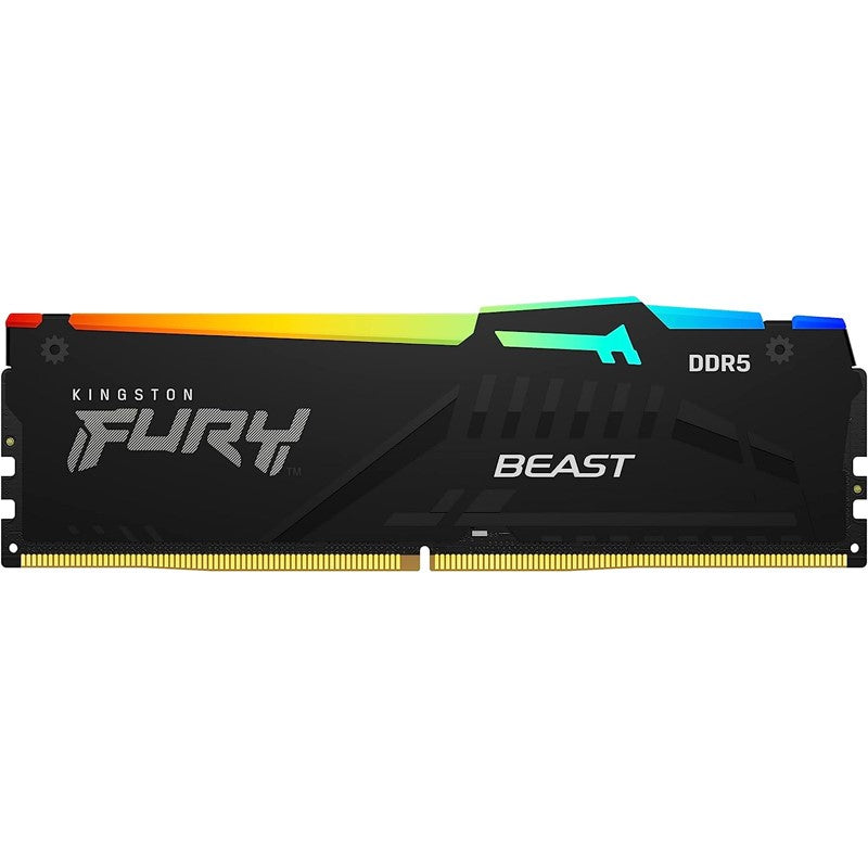 Kingston Fury Beast RGB 16GB DDR5 6000MHz CL40 RAM Memory