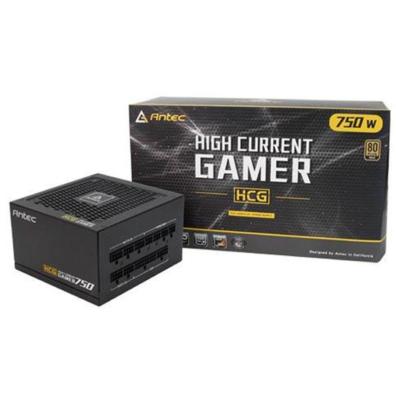 Antec HCG750 High Current Gamer 750Watt 80 Plus Gold Gaming Power Supply