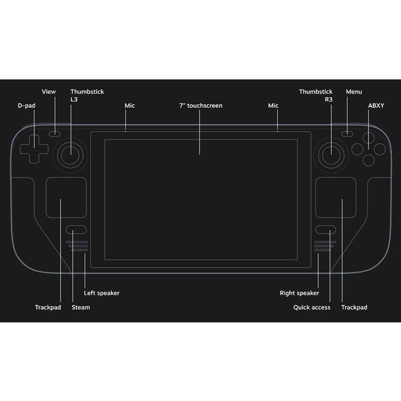 Valve Steam Deck Handheld Console 256 GB - US