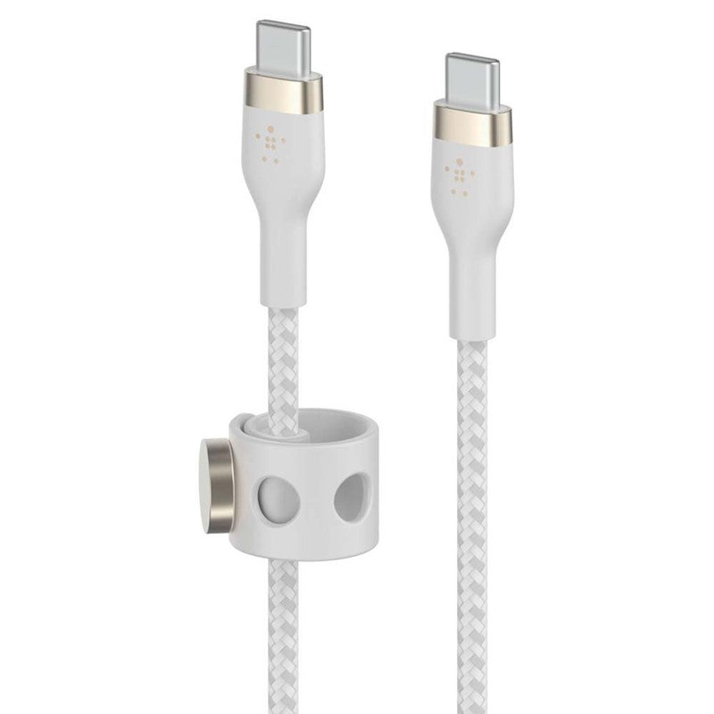 Belkin Braided Silicone Lightning  USB-C to USB-C Cable (1M) - Black