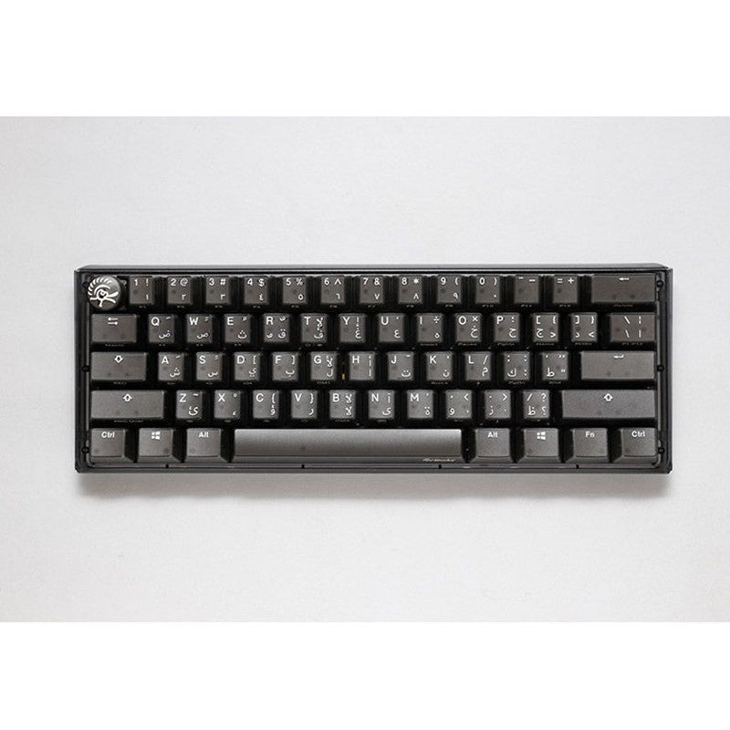 Ducky One 3 Mini Wired Mechanical Gaming Keyboard (Red Switch) - Aura Black (Arabic Layout)
