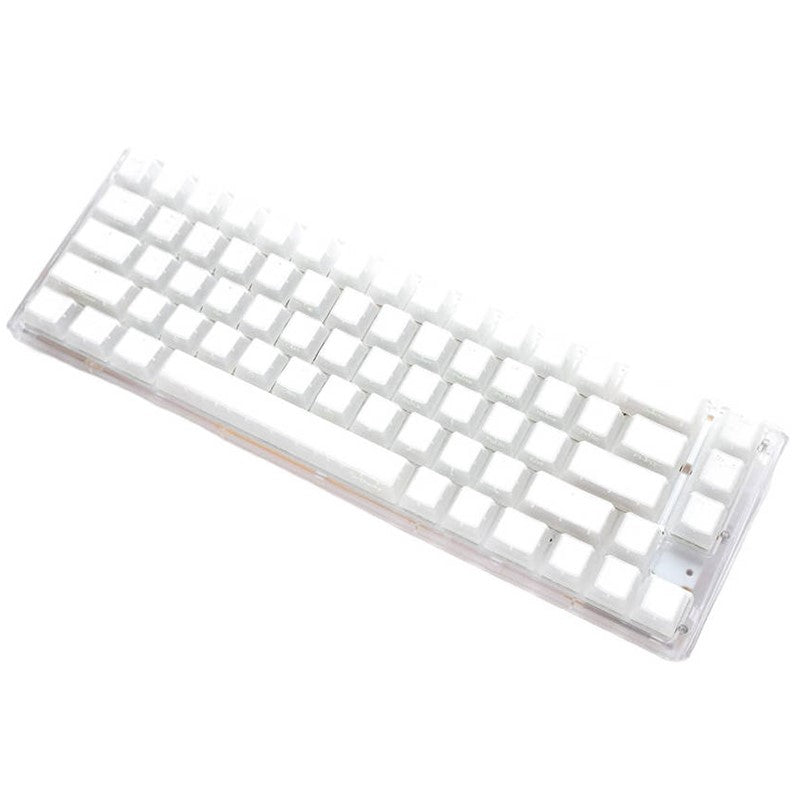 Ducky One 3 SF 65% Wired Mechanical Gaming Keyboard (Blue Switch) - Aura White (Arabic Layout)