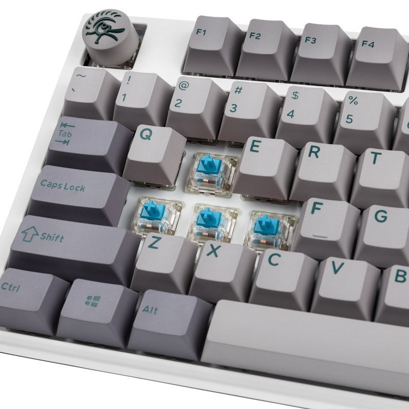 Ducky One 3 TKL Hot-Swap Wired Mechanical Gaming Keyboard (Blue Switch) - Mist Grey