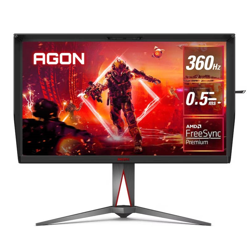AOC AGON Gaming Monitor 27'‘, FHD, 360Hz, IPS, 0.5ms - Black/Grey
