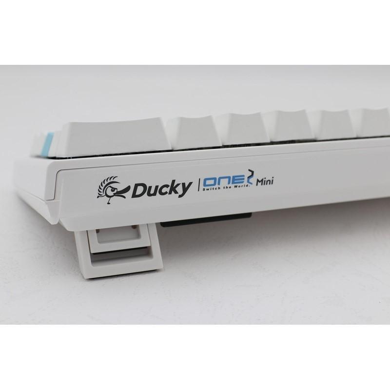 Ducky One 2 Mini RGB Cherry Silent Red RGB Switch Gaming Keyboard- Arabic - White