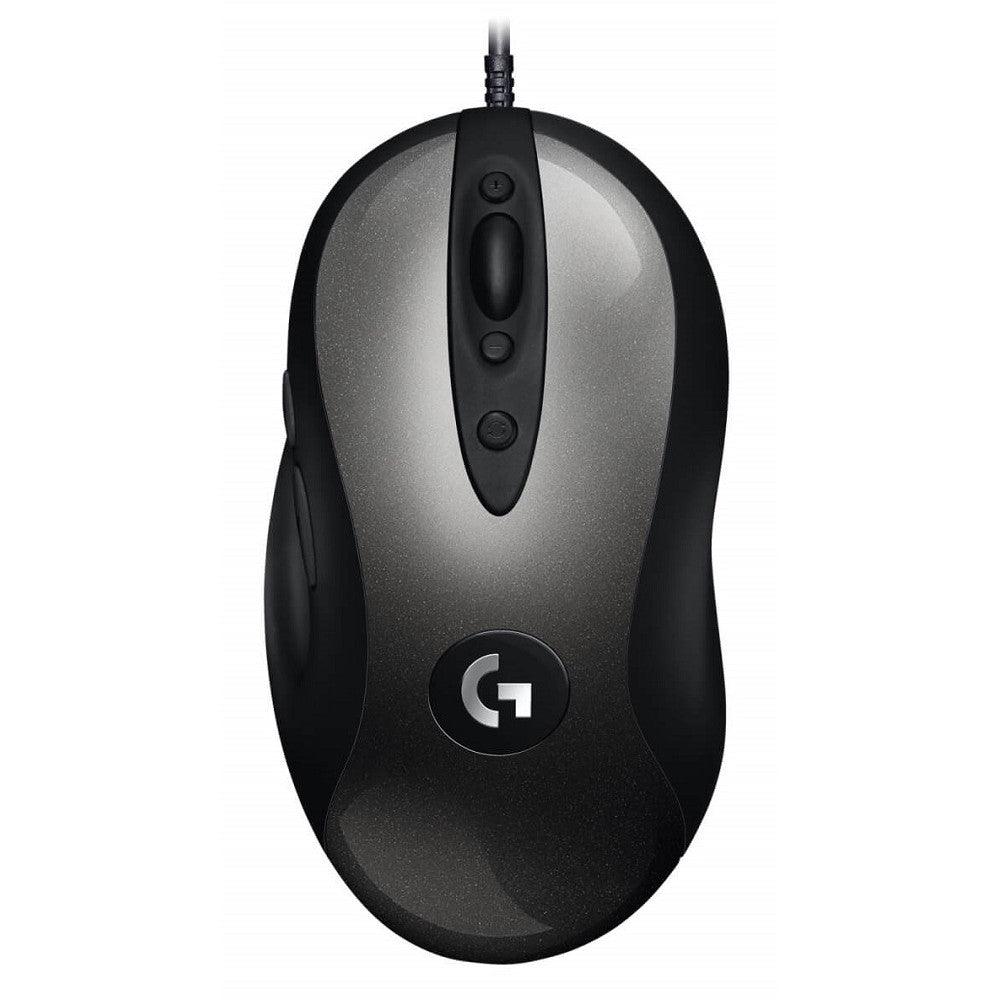 Logitech G MX518 Gaming Mouse Hero 25K Sensor, 25,600 DPI, ARM-Processor, 8 Programmable Buttons - Black/Grey