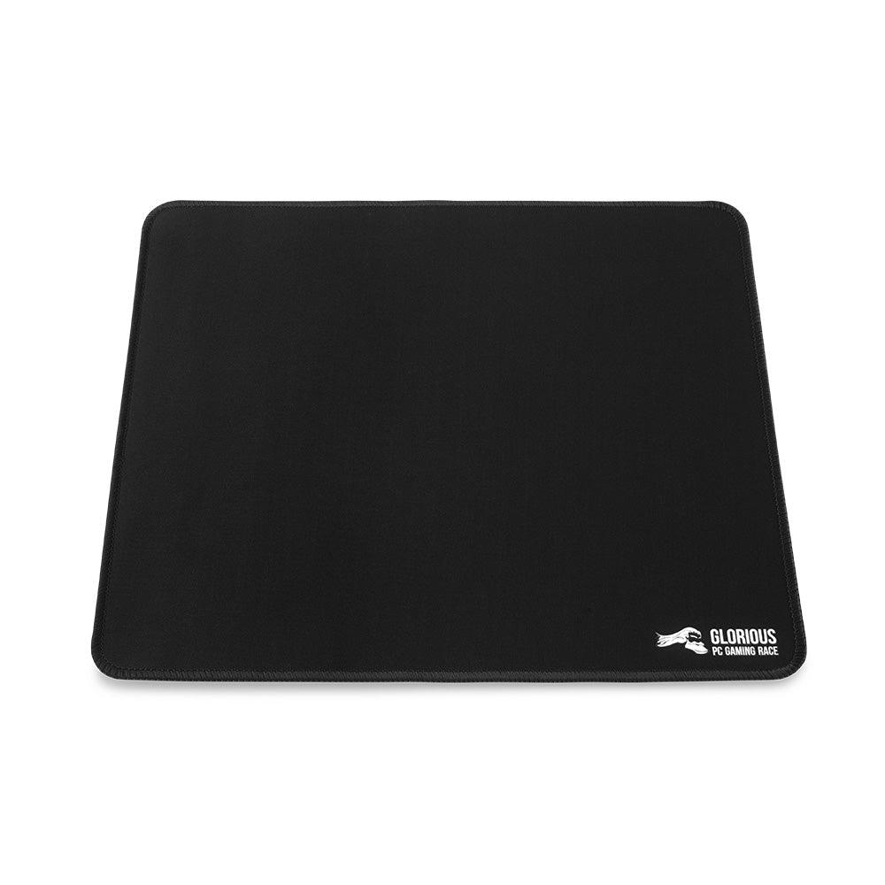 Glorious Large Gaming Mouse Mat/Pad - Stitched Edges, Black Cloth Mousepad | 11x13 (G-L)