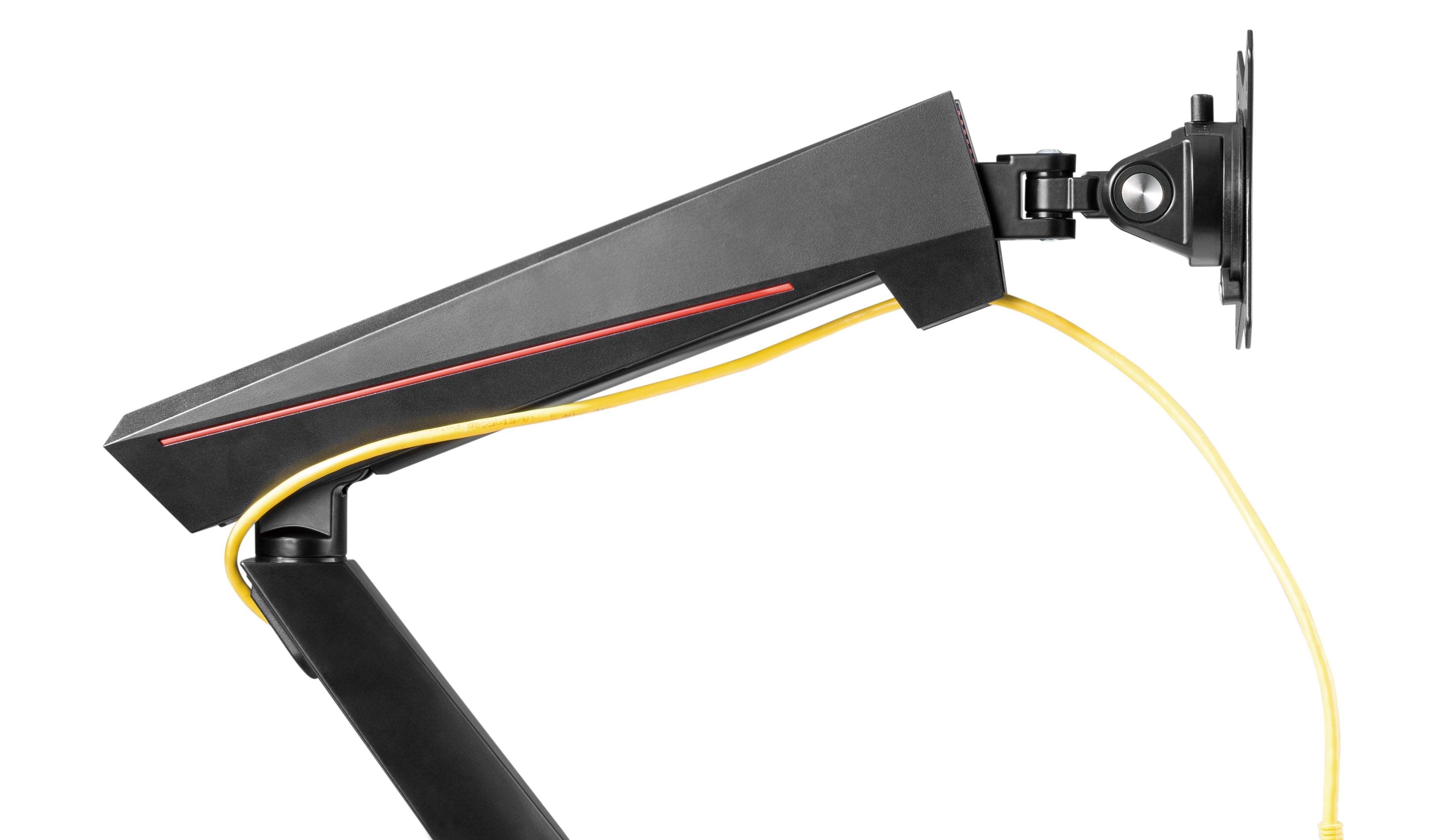 Twisted Minds Single Monitor Spring-Assisted PRO Gaming Monitor Arm With USB