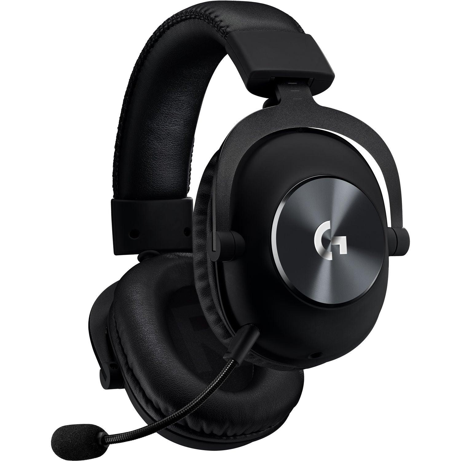 لوجيتك جي برو إكس سماعة الألعاب (الجيل الثاني) مع صوت أزرق، سماعات رأس دي تي إس 7.1 و50 ملم PRO-G - أسود