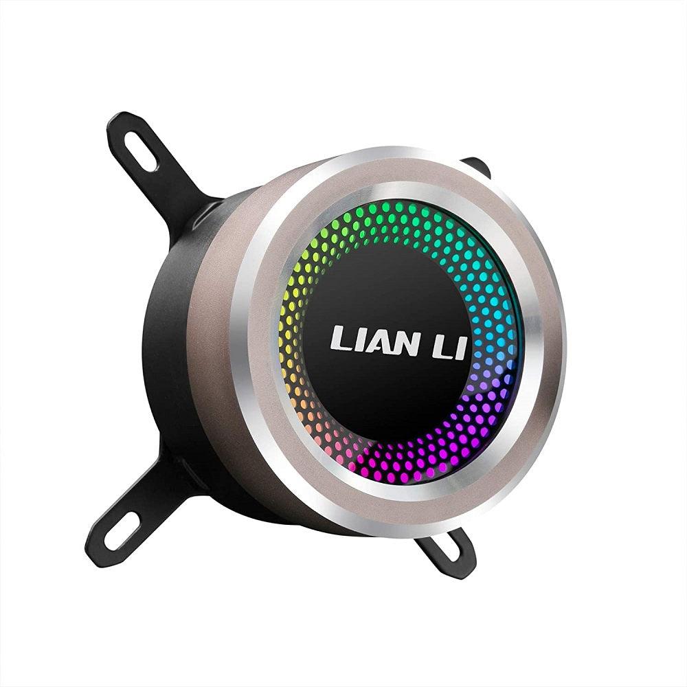 LIAN LI Galahad AIO 240 RGB Black Addressable RGB Fans AIO CPU Liquid Cooler - LGA1700 Supported