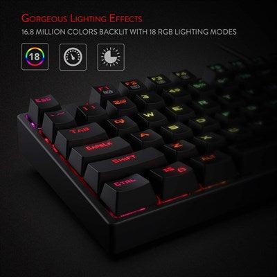 Redragon K582 SURARA PRO RGB LED Backlit Mechanical Gaming Keyboard with 104 Keys-Linear and Quiet-Red Switches