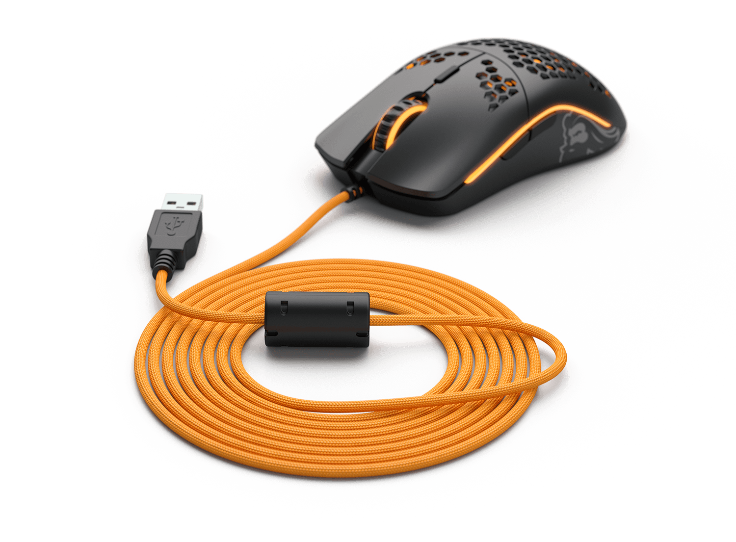 Glorious Ascended Cable (Gold) - Flexible Lightweight Paracord - Gaming Mouse Replacement Cable Repair Accessory