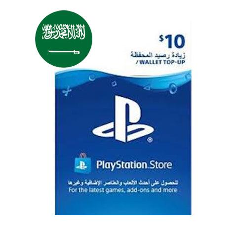 Sony PlayStation Network Gift Card 10$ PSN - Saudi Account
