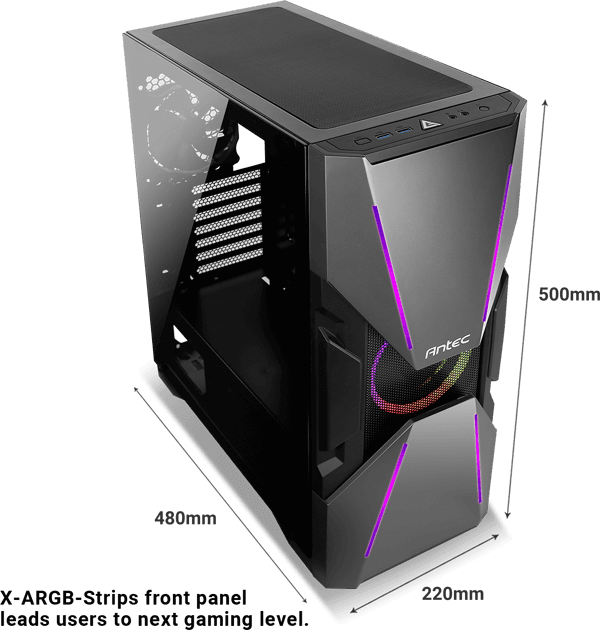 Antec Gaming Case Dark Avenger DA601 - Black