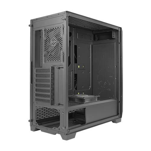 Antec DP502 FLUX Mid-Tower Gaming Case - Tempered Glass Side Panel - Black Cabinet